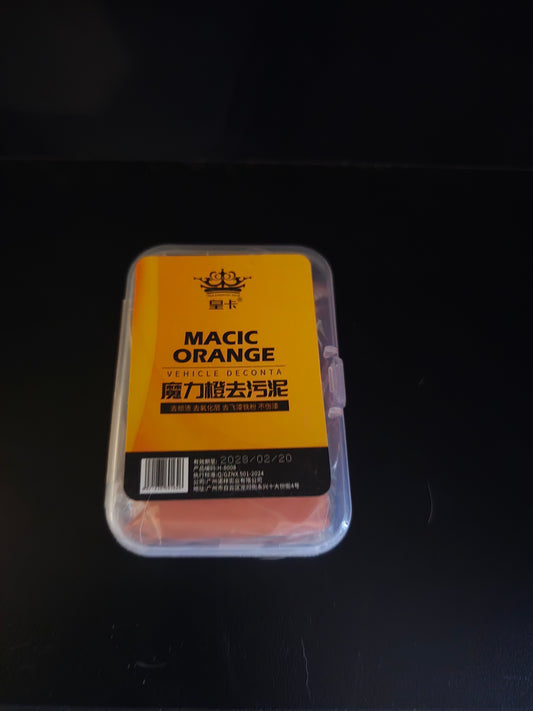 Orange Clay Bar